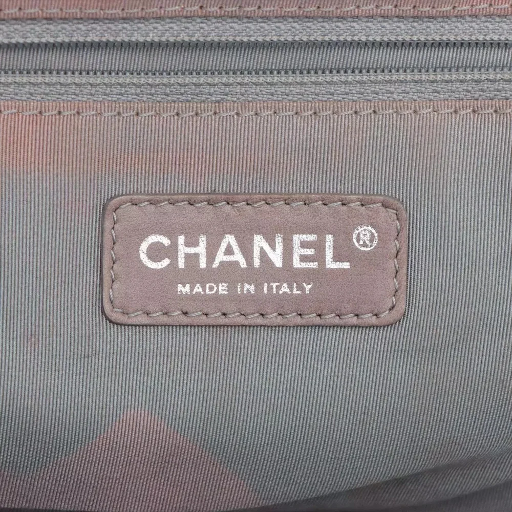 CHANEL metallic blue